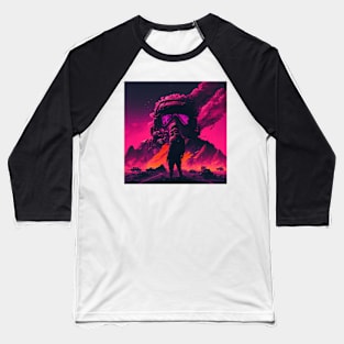 Synthwave apocalypse Baseball T-Shirt